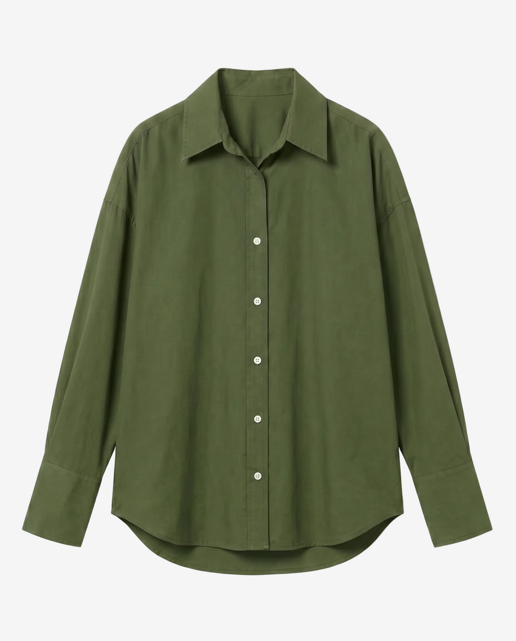 The Olive Green Plain Shirt