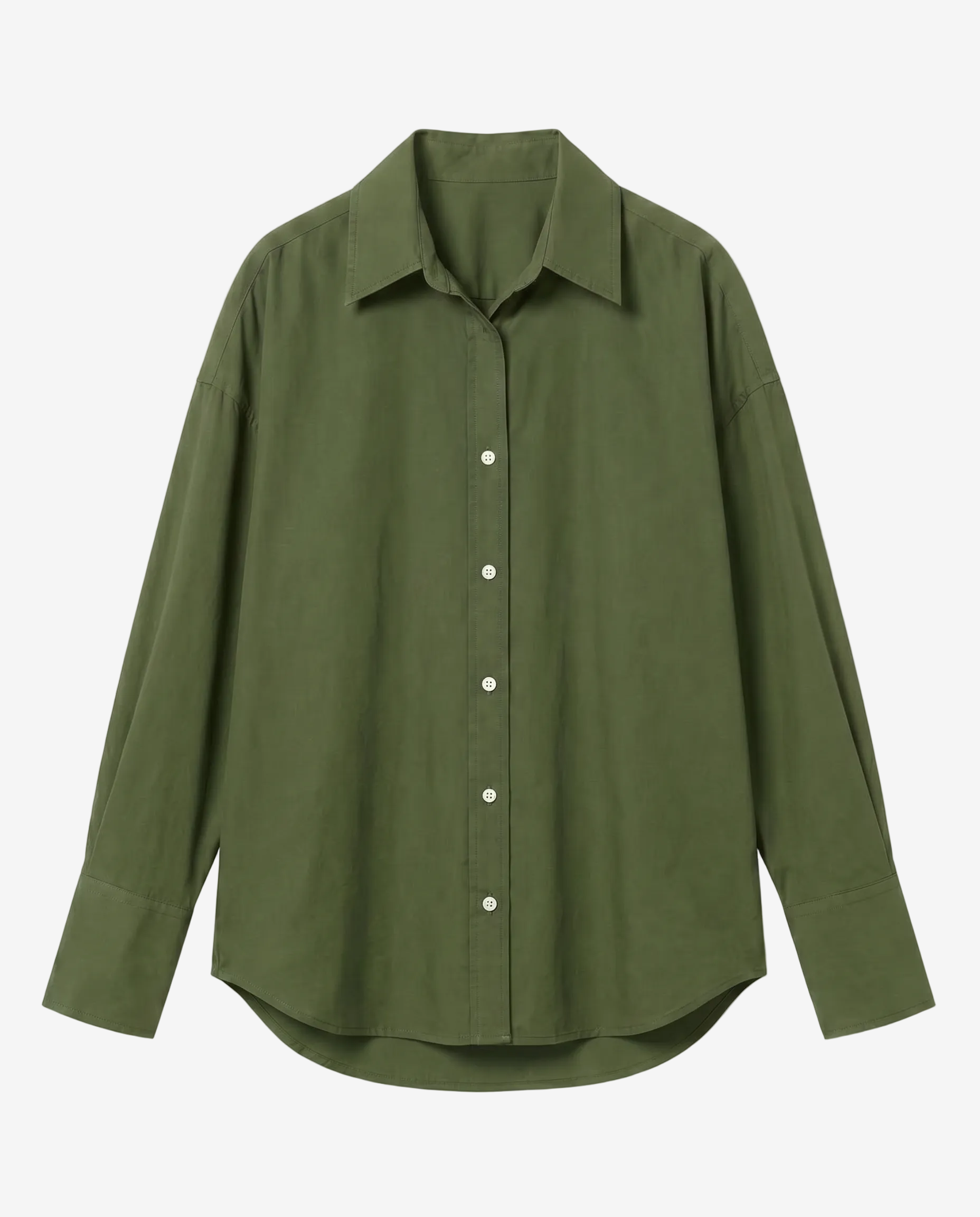 The Olive Green Plain Shirt