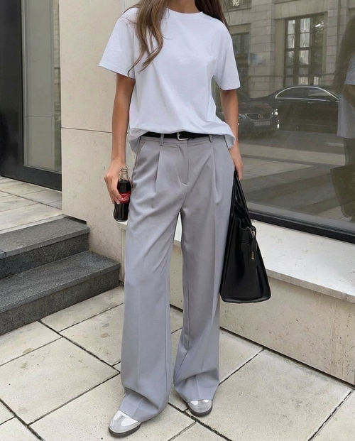 Silver Grey Trousers