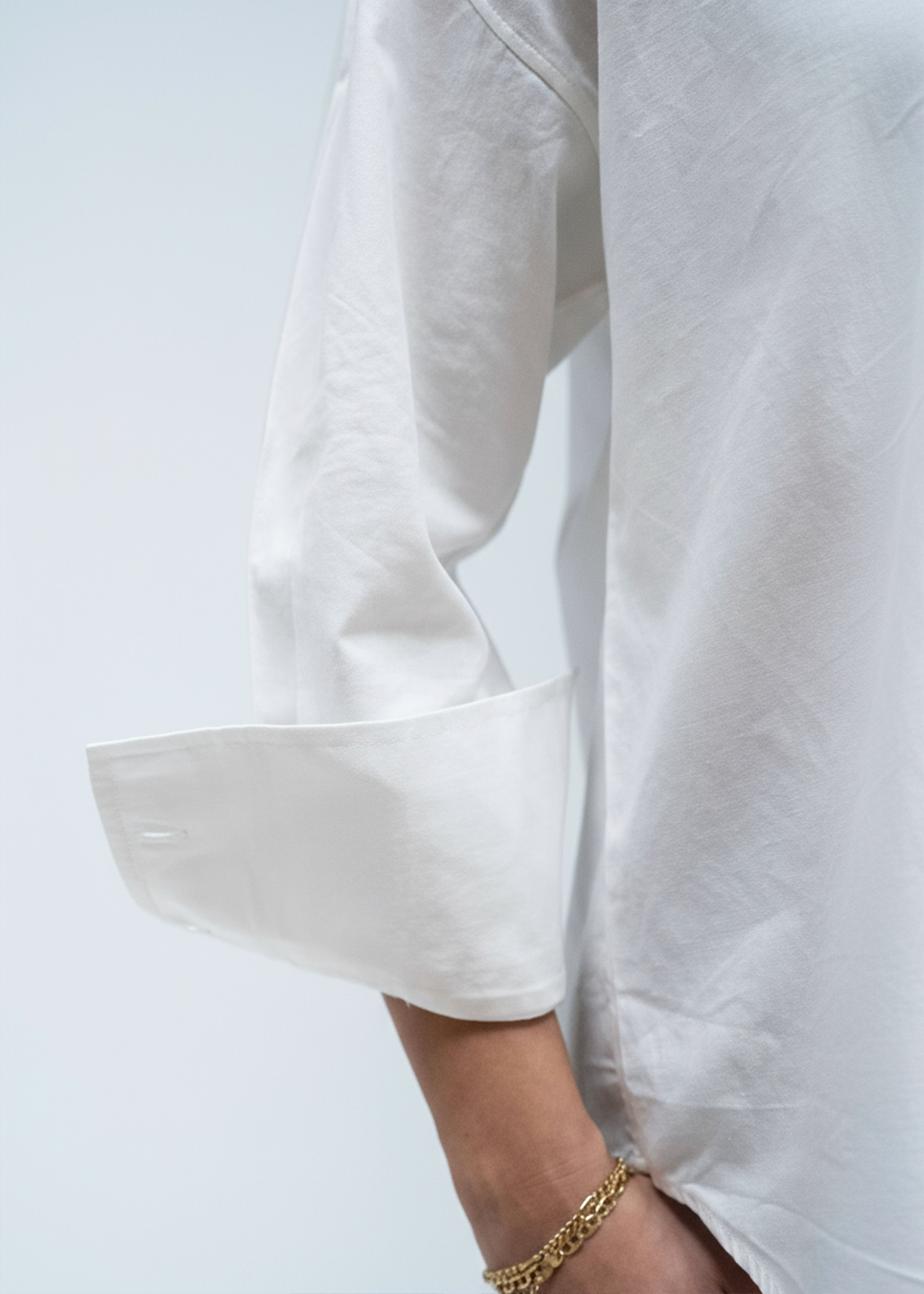 The Poplin Plain Shirt - White