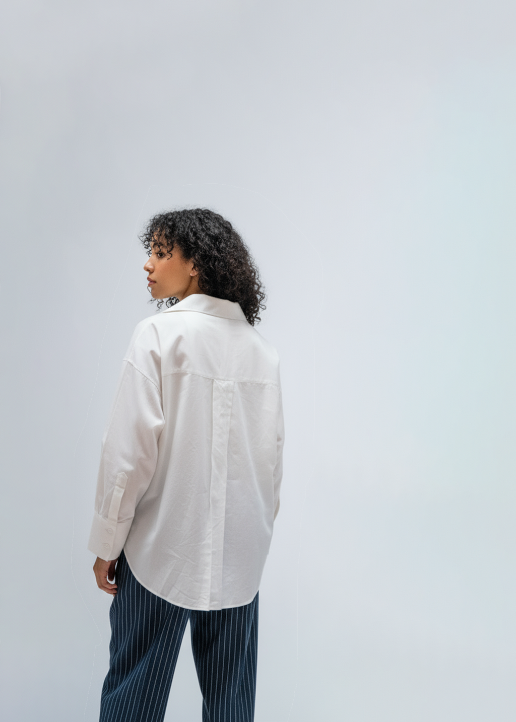 The Poplin Plain Shirt - White