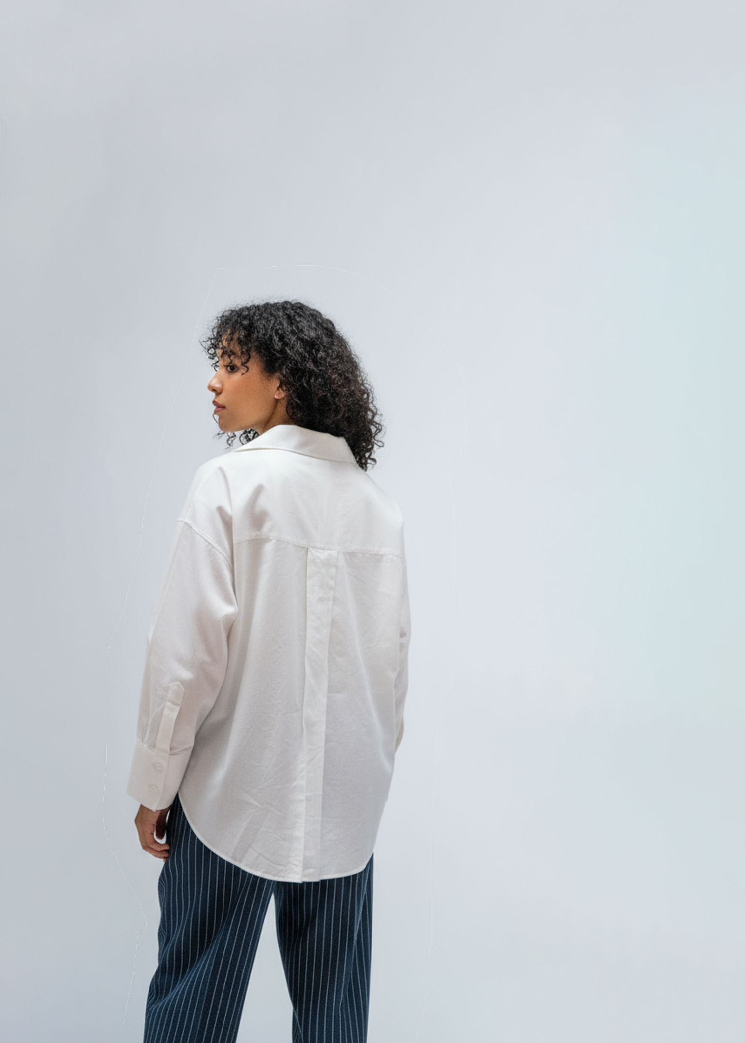 The Poplin Plain Shirt - White